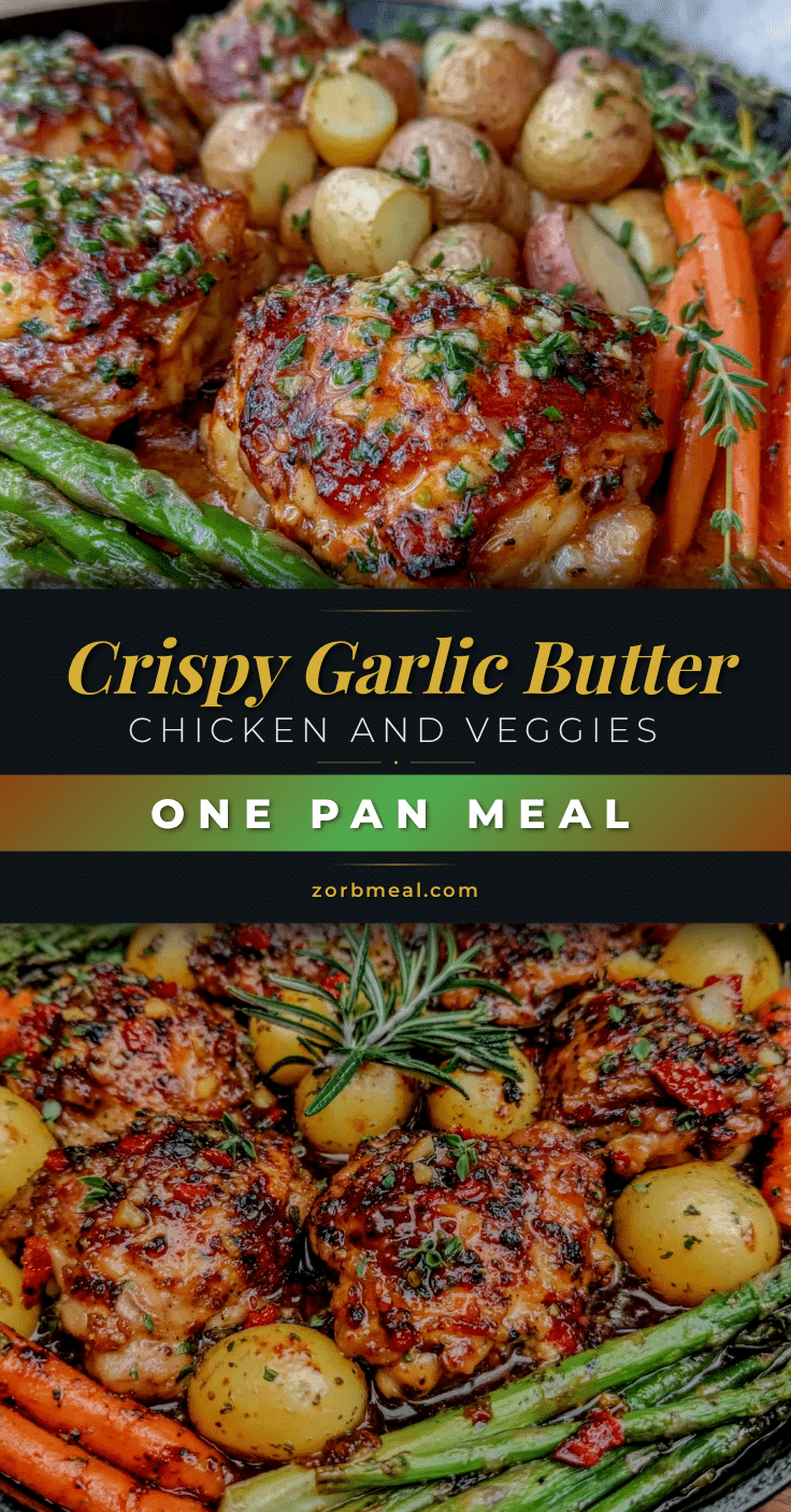 crispy one-pan garlic butter chicken recipe