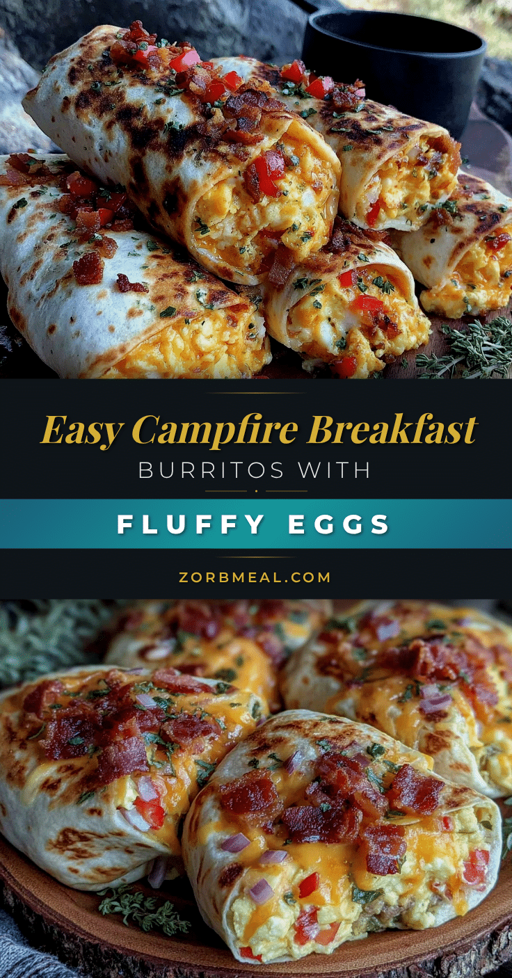 easy campfire breakfast burritos recipe