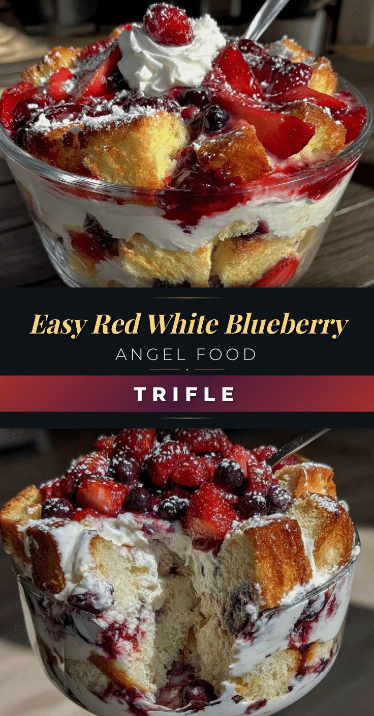 easy red white blue berry trifle recipe