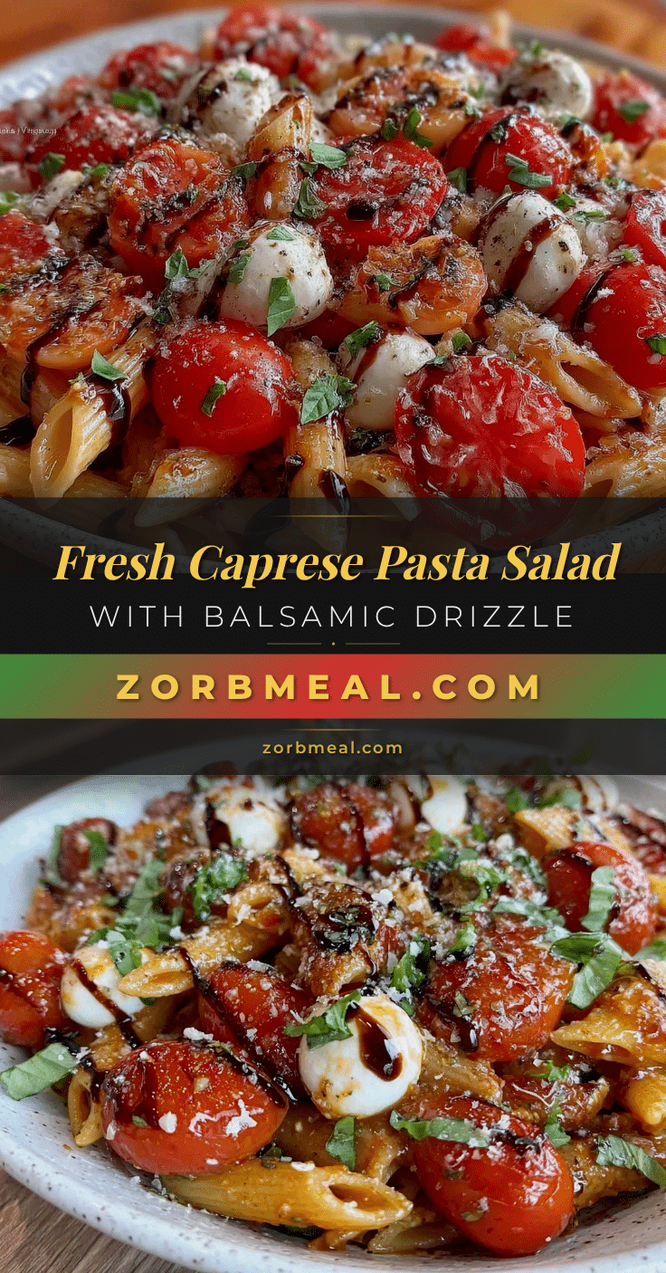 fresh caprese pasta salad recipe