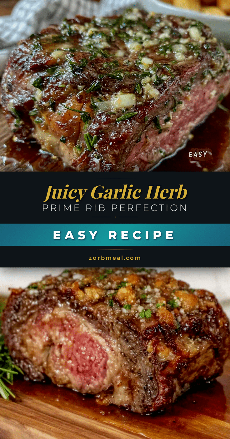 garlic herb prime rib recipe
