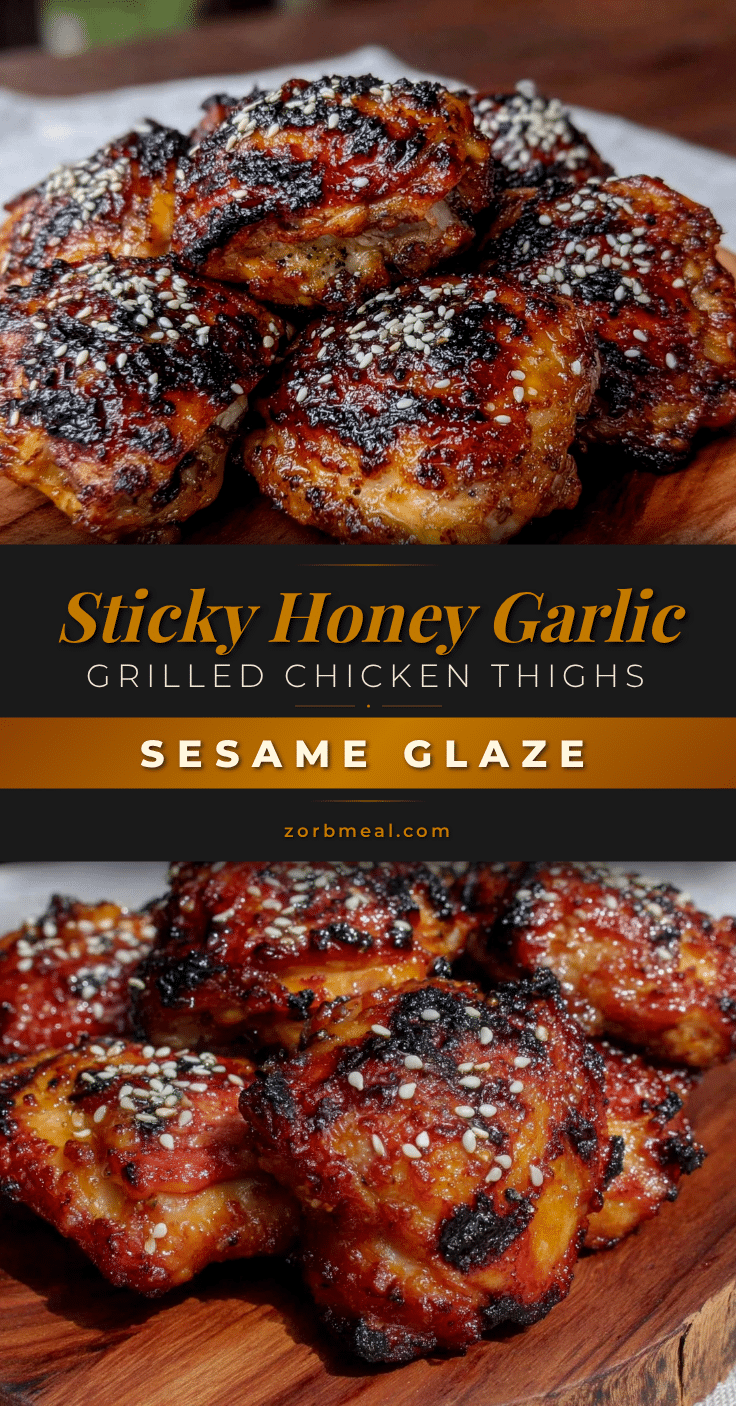 honey garlic grilled chicken thighs recipe