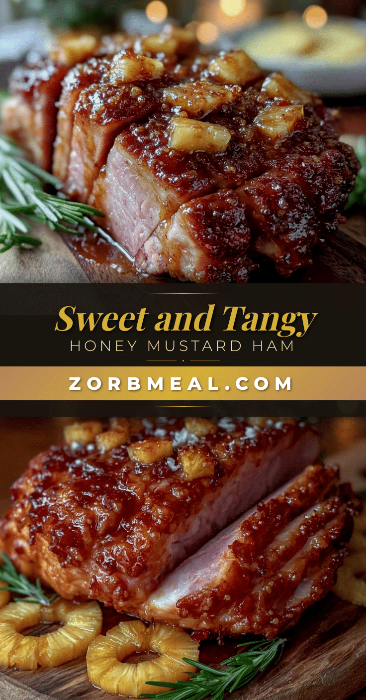 honey mustard glazed ham recipe