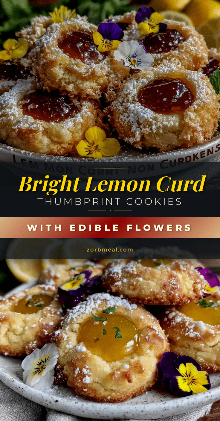 lemon curd thumbprint cookies recipe