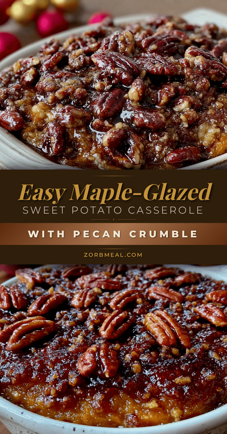 maple-glazed sweet potato casserole recipe