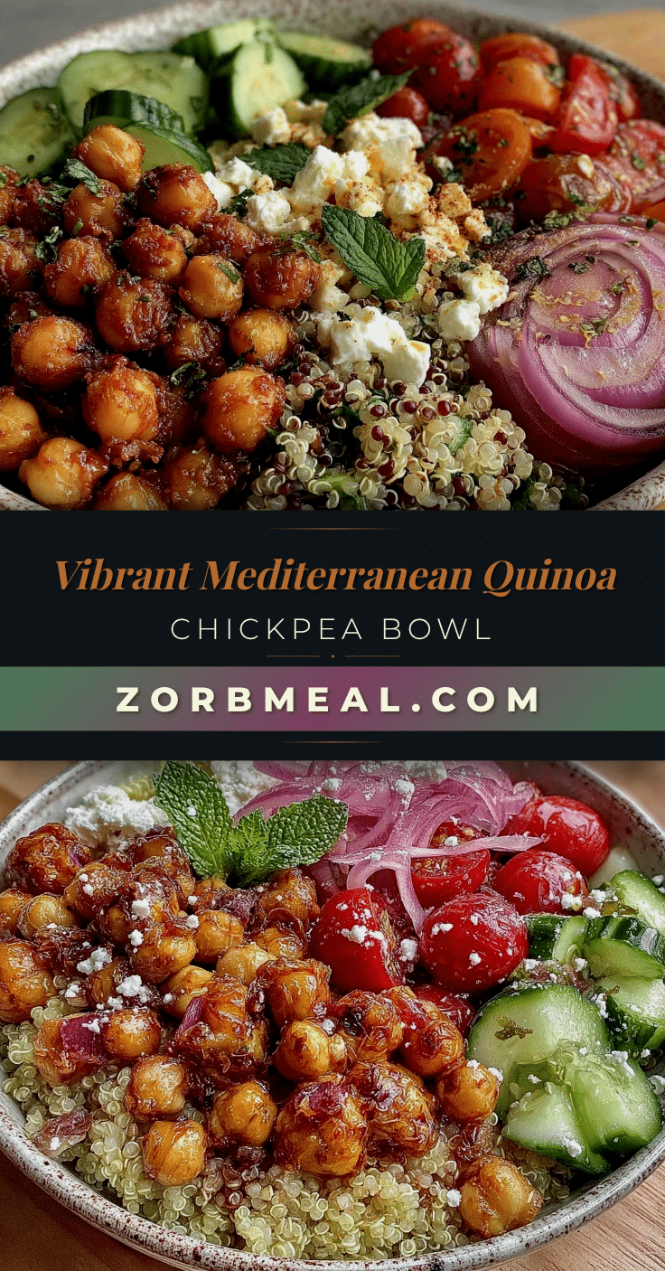 Mediterranean quinoa bowl recipe