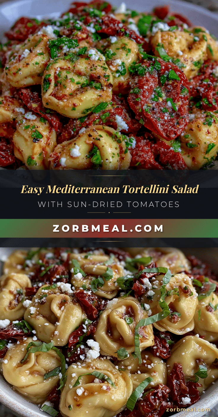 Mediterranean tortellini salad recipe