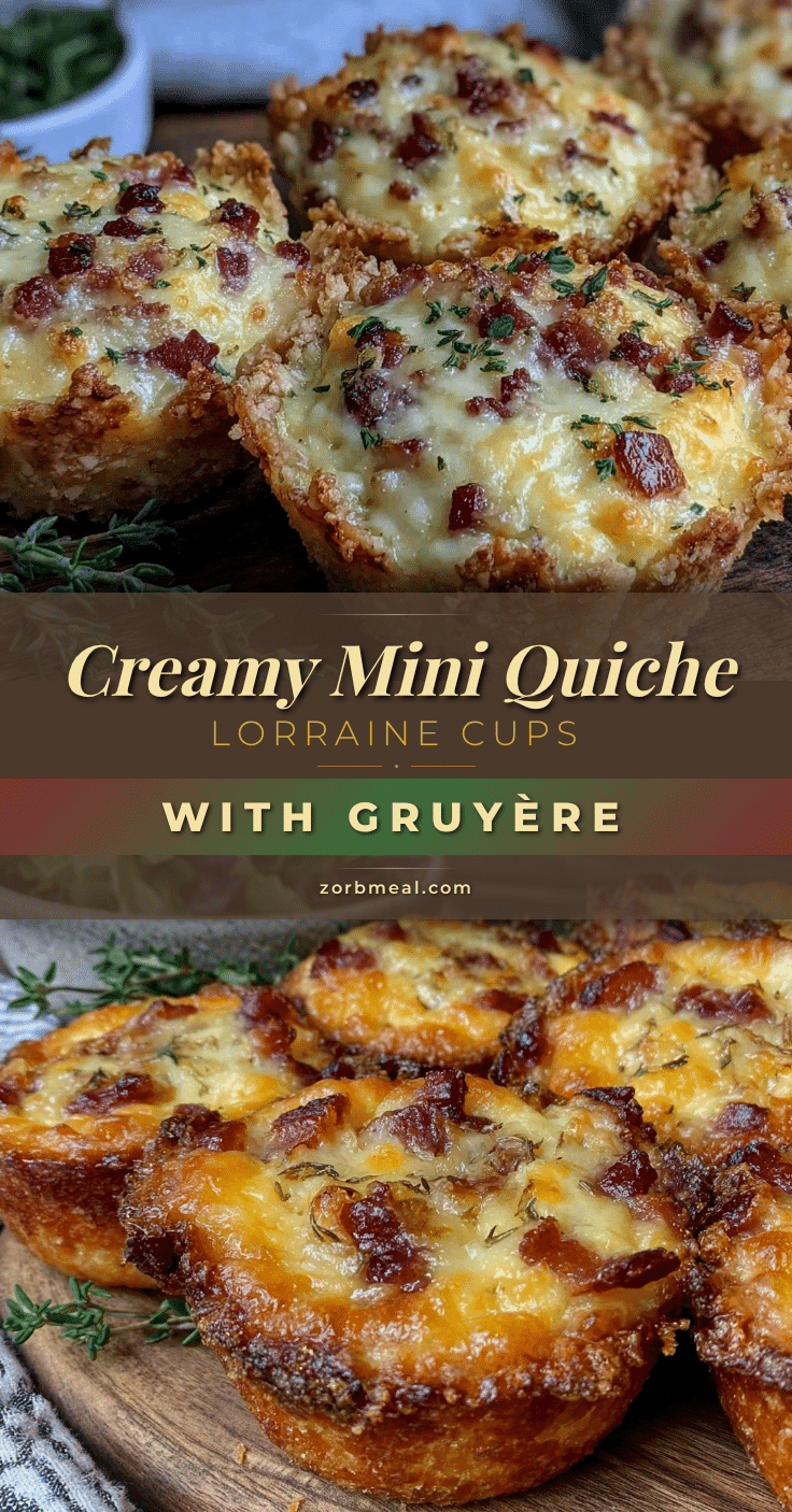 mini quiche lorraine cups recipe