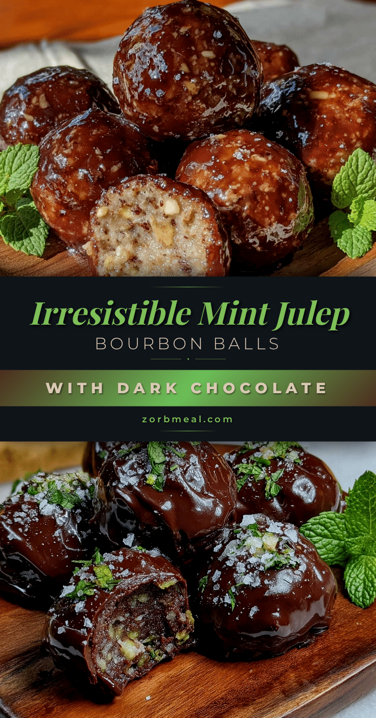 mint julep bourbon balls recipe