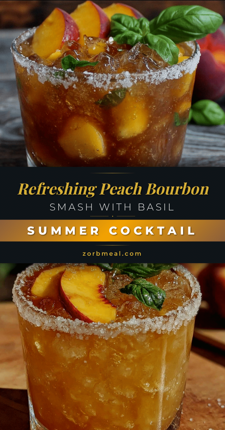 peach bourbon smash recipe