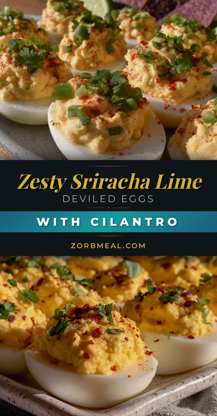 sriracha lime deviled eggs recipe
