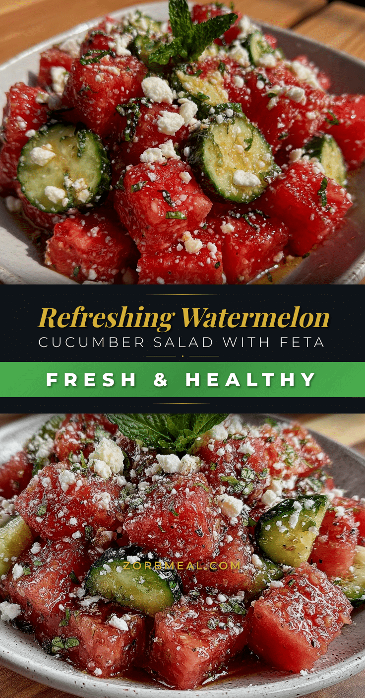 watermelon cucumber salad recipe
