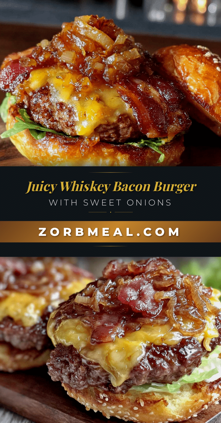 whiskey bacon burger recipe
