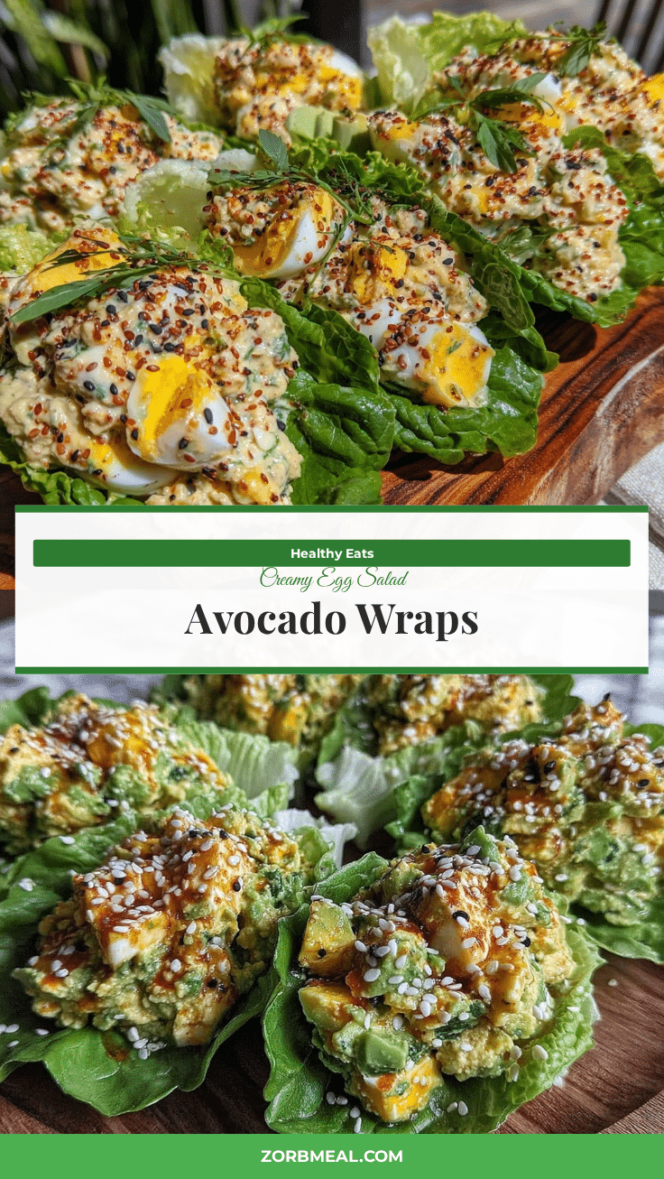 avocado egg salad lettuce wraps recipe
