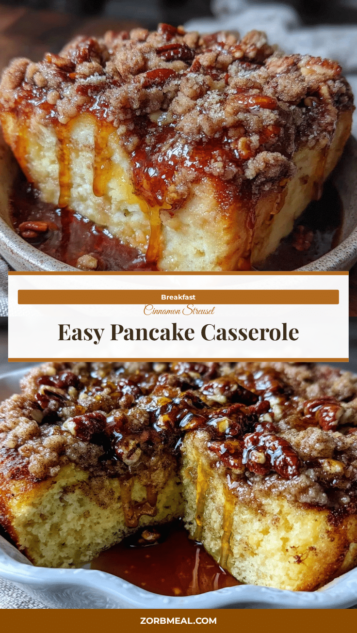 cinnamon streusel pancake casserole recipe