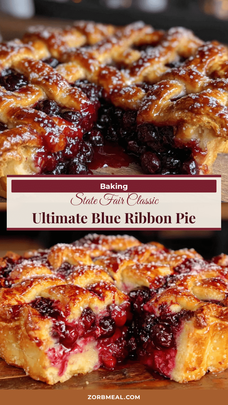 classic state fair blue ribbon pie recipe