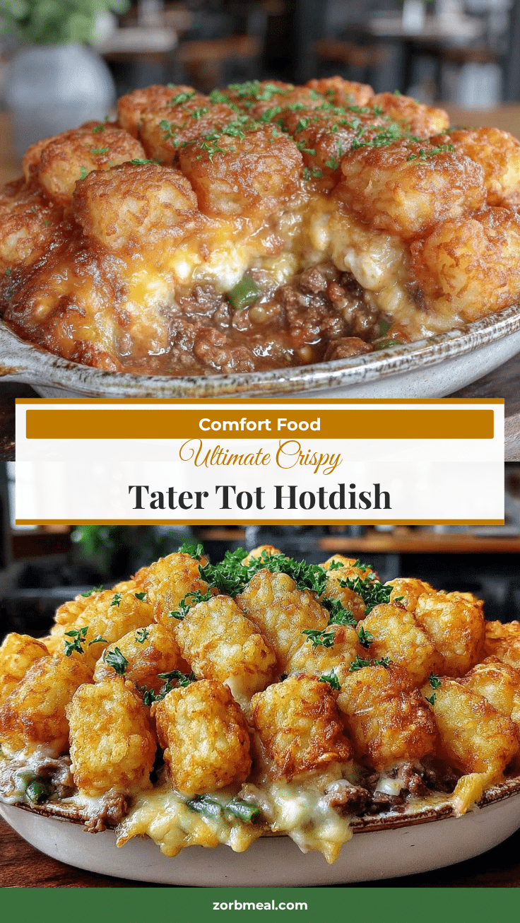 Cozy Tater Tot Hotdish Minnesota Style recipe