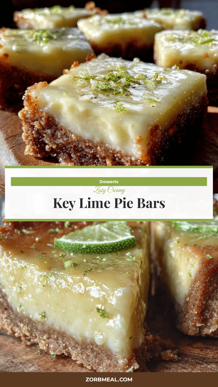 creamy key lime pie bars recipe