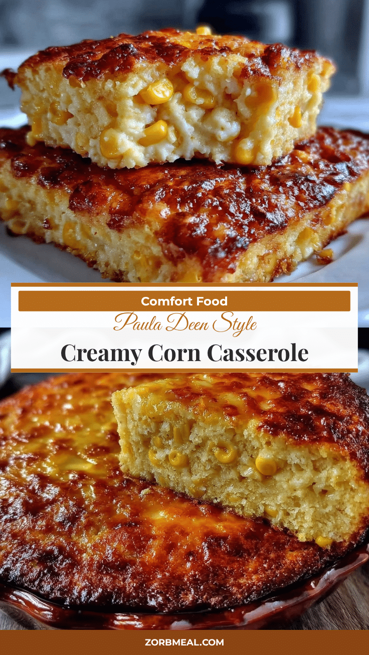 creamy paula deen style corn casserole recipe