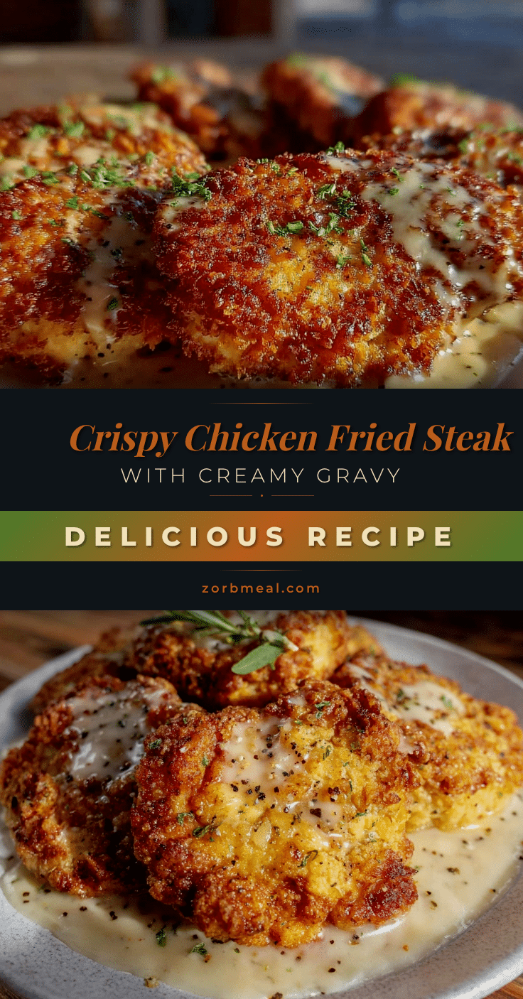 crispy chicken fried steak recipe