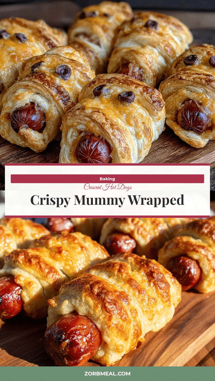 crispy mummy wrapped hot dogs recipe