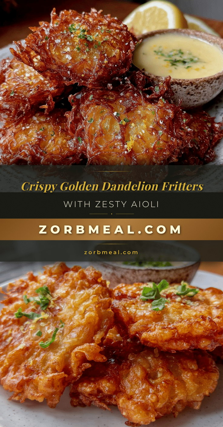 dandelion fritters recipe