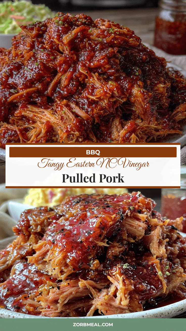 Eastern NC vinegar BBQ pulled pork recipe