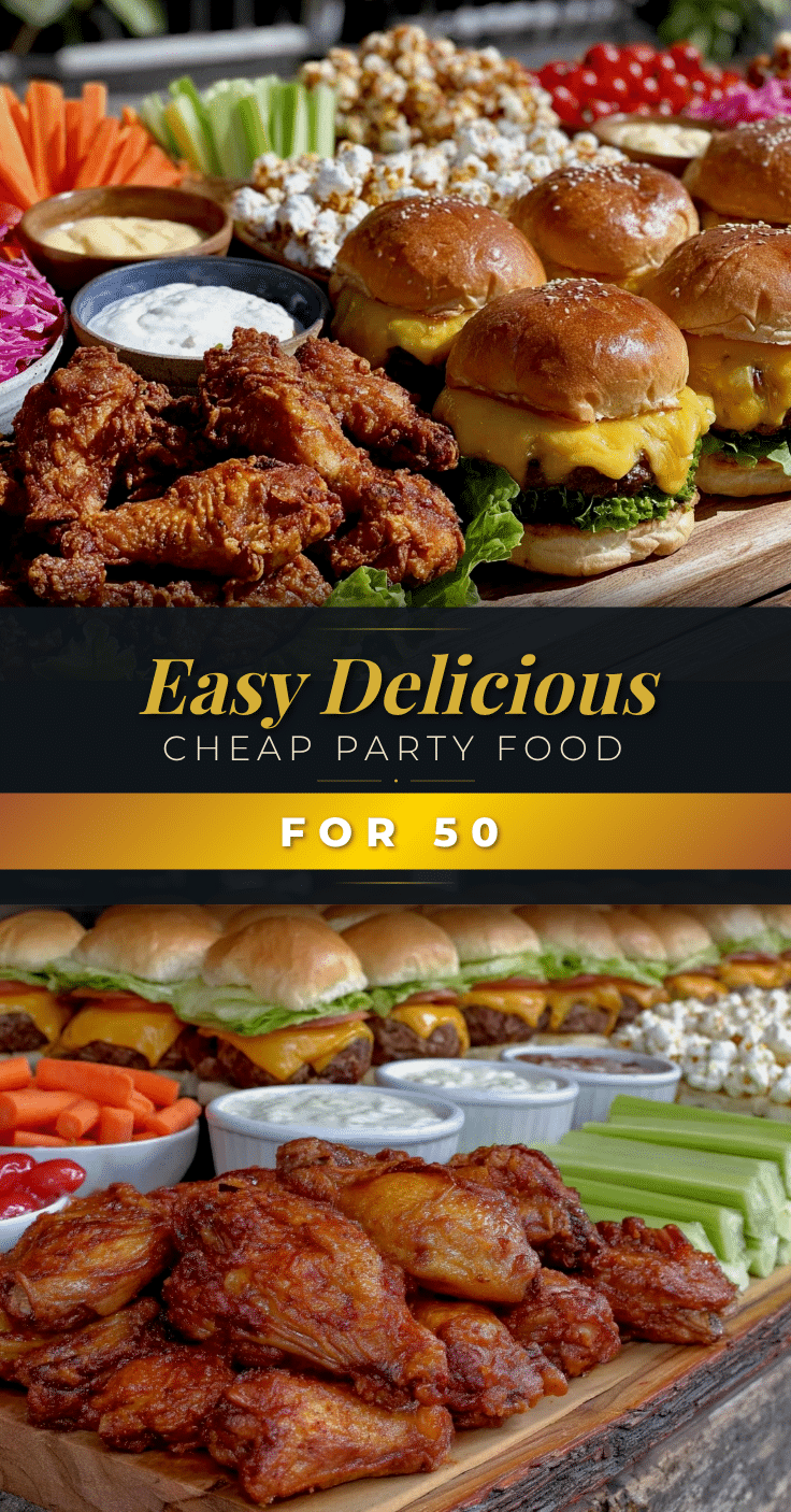 easy cheap party food for 50 guests recipe