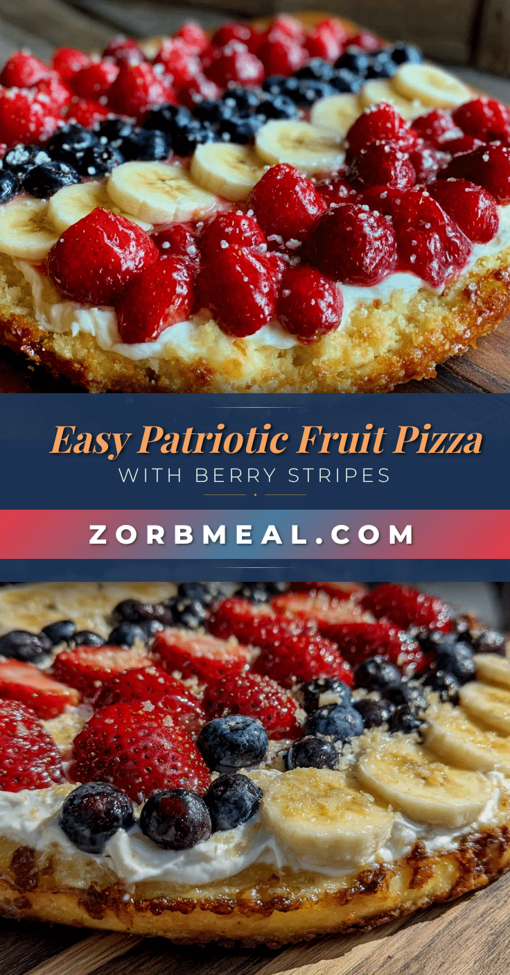 easy patriotic fruit pizza recipe