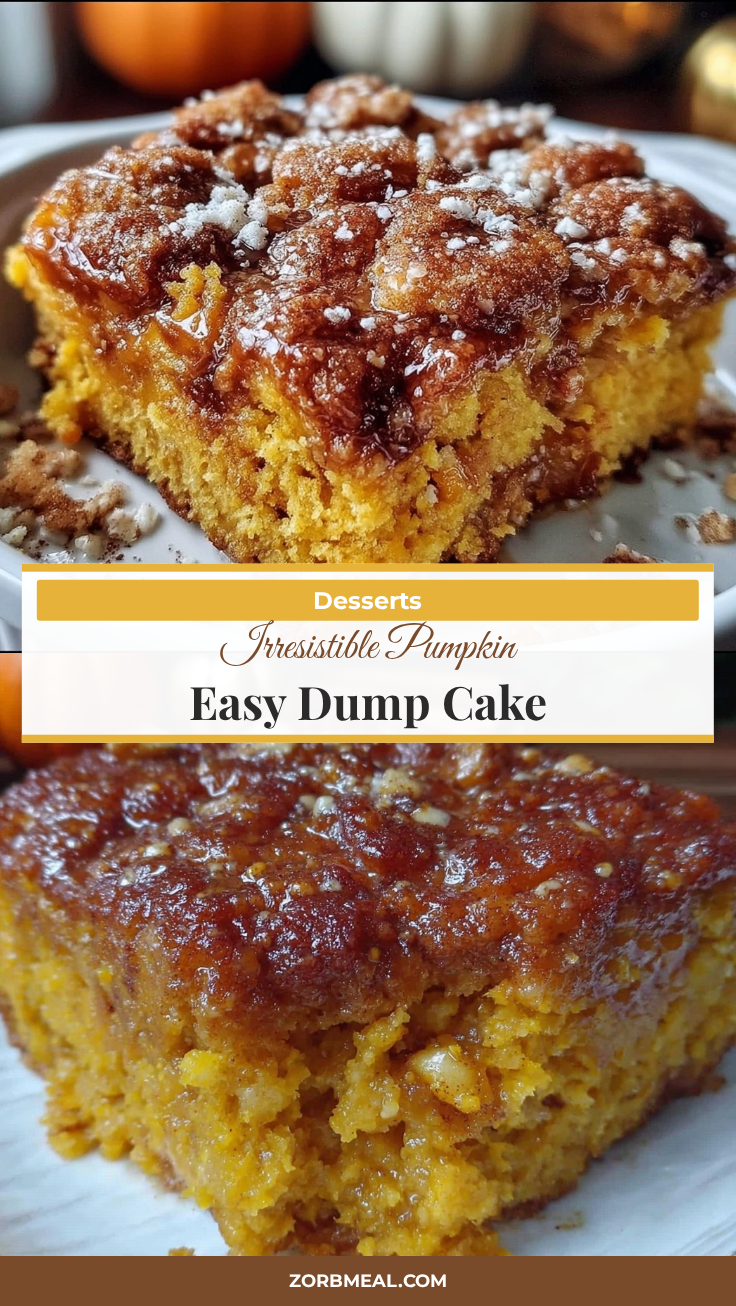 easy pumpkin dump cake recipe