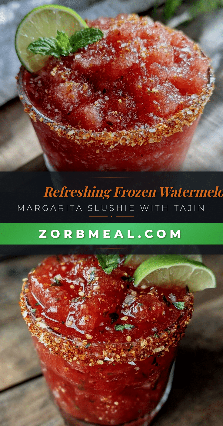 frozen watermelon margarita slushie recipe