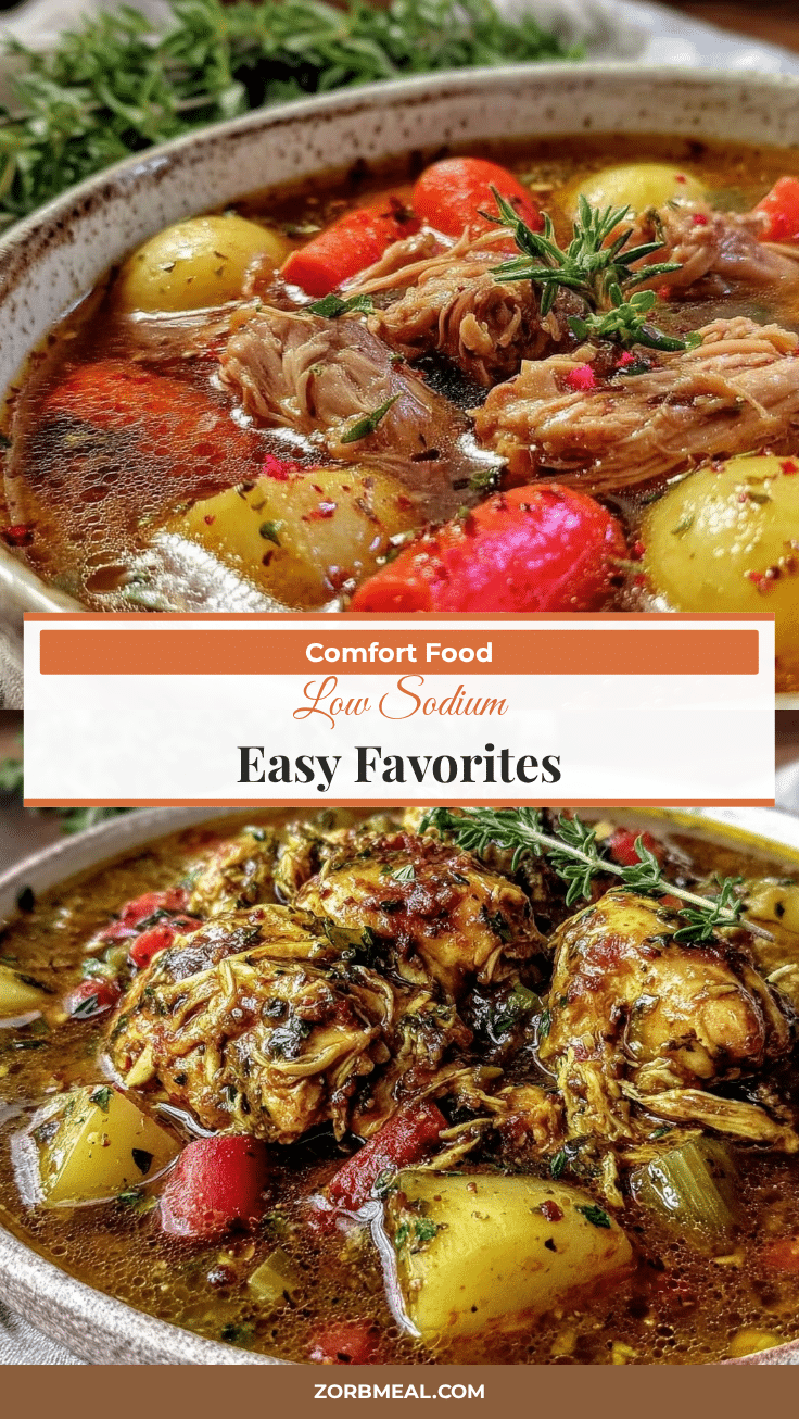 healthy low sodium chicken and vegetable stew recipe