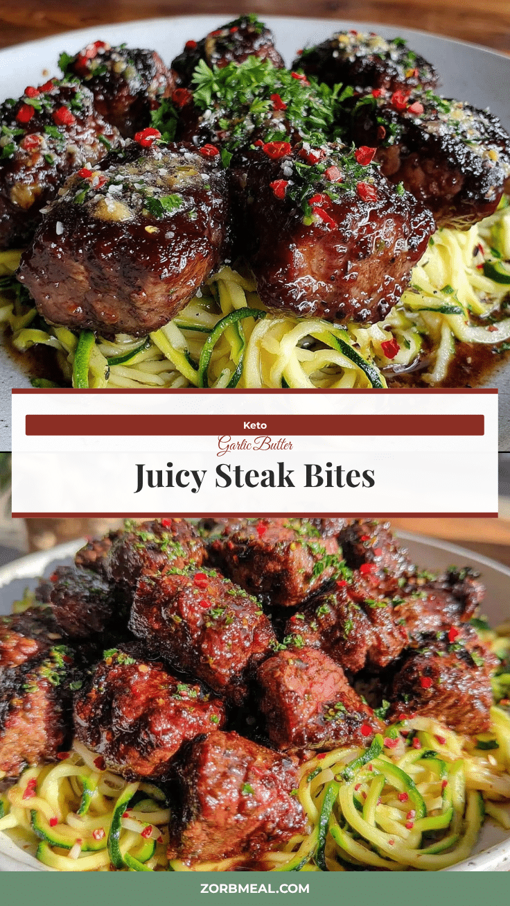 keto garlic butter steak bites recipe