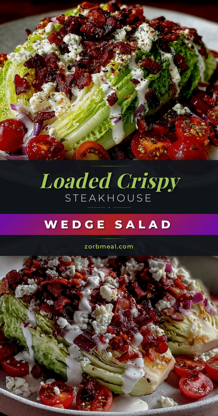 loaded steakhouse wedge salad recipe