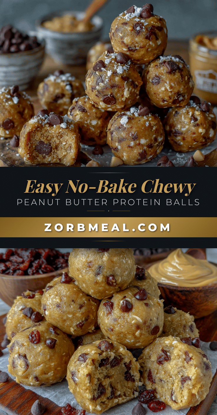 no-bake peanut butter protein balls recipe