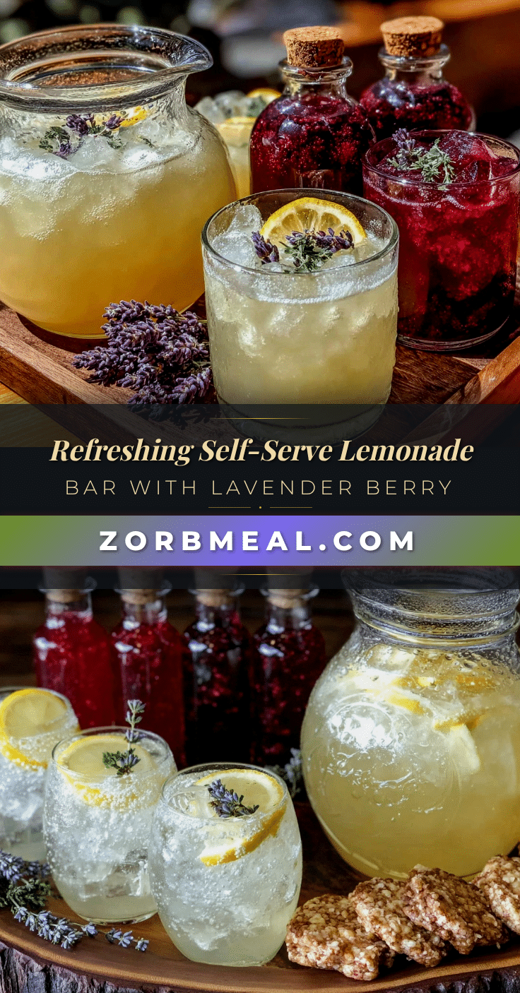 self serve lemonade bar recipe