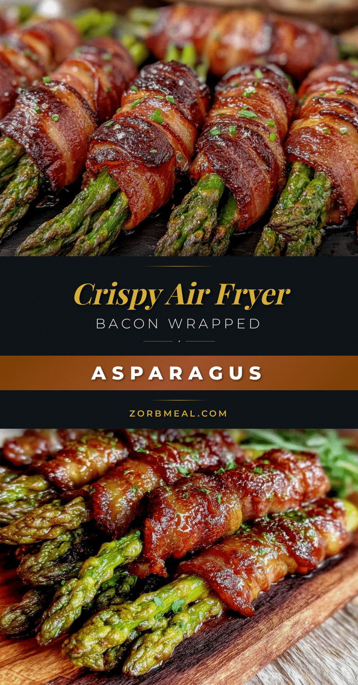 air fryer bacon-wrapped asparagus recipe