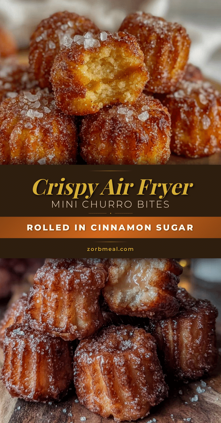 air fryer mini churro bites recipe