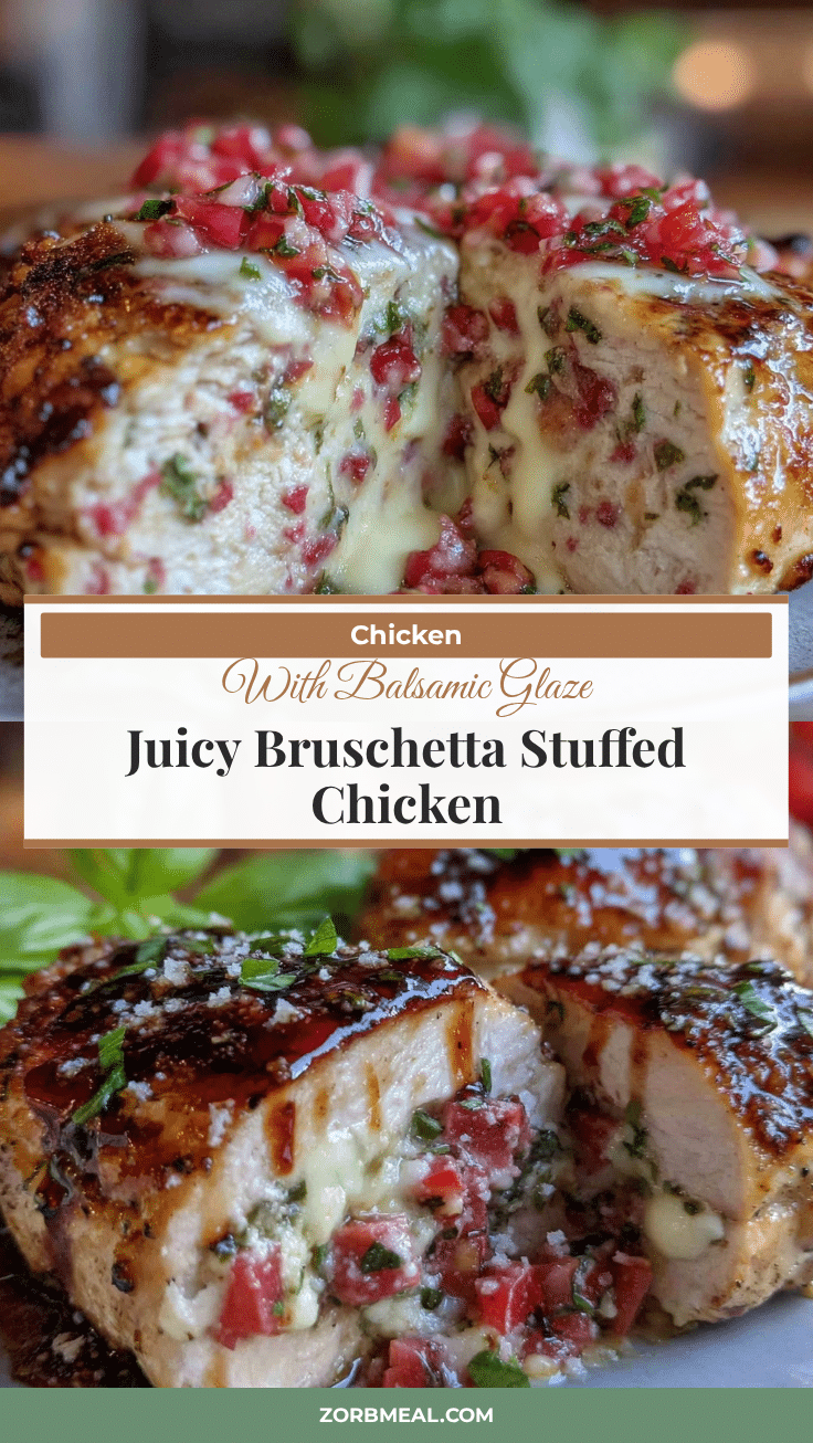 bruschetta stuffed chicken breast recipe