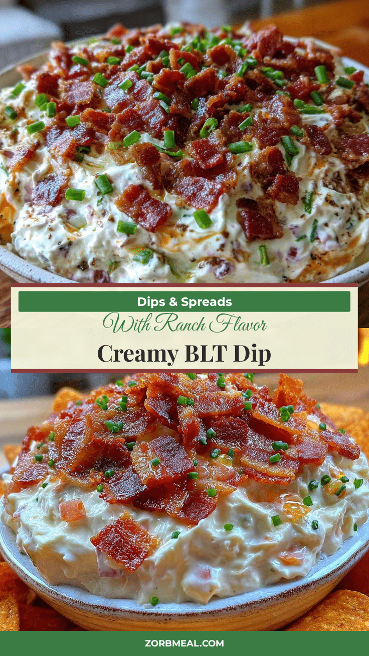 creamy BLT dip recipe