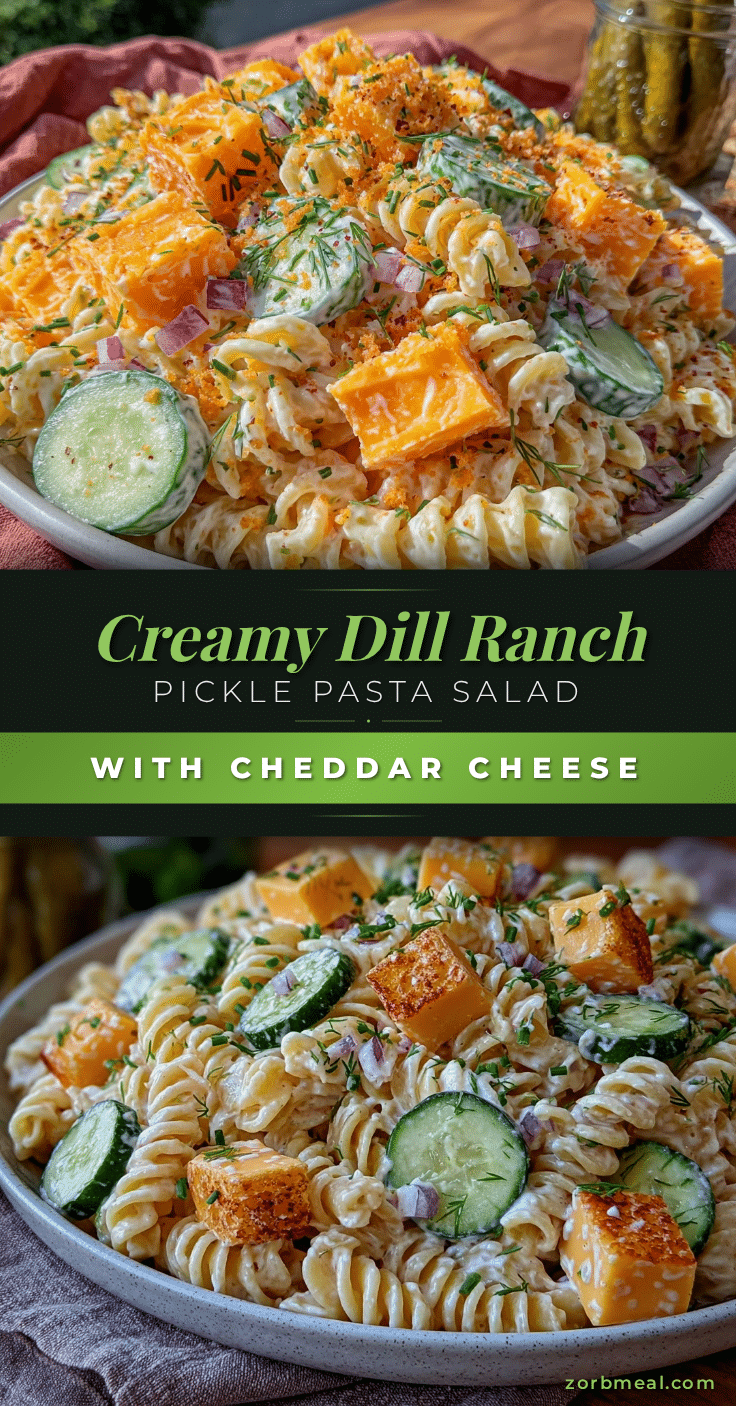 creamy pickle pasta salad recipe