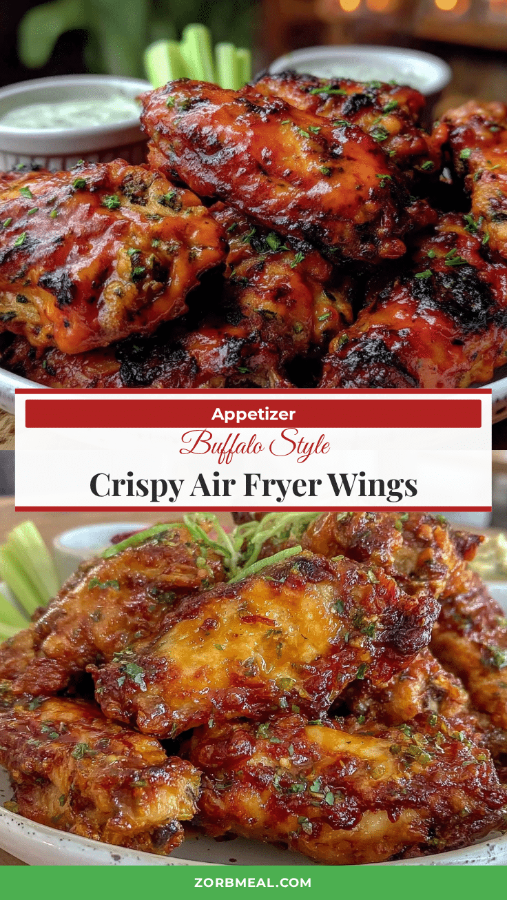 crispy air fryer chicken wings recipe