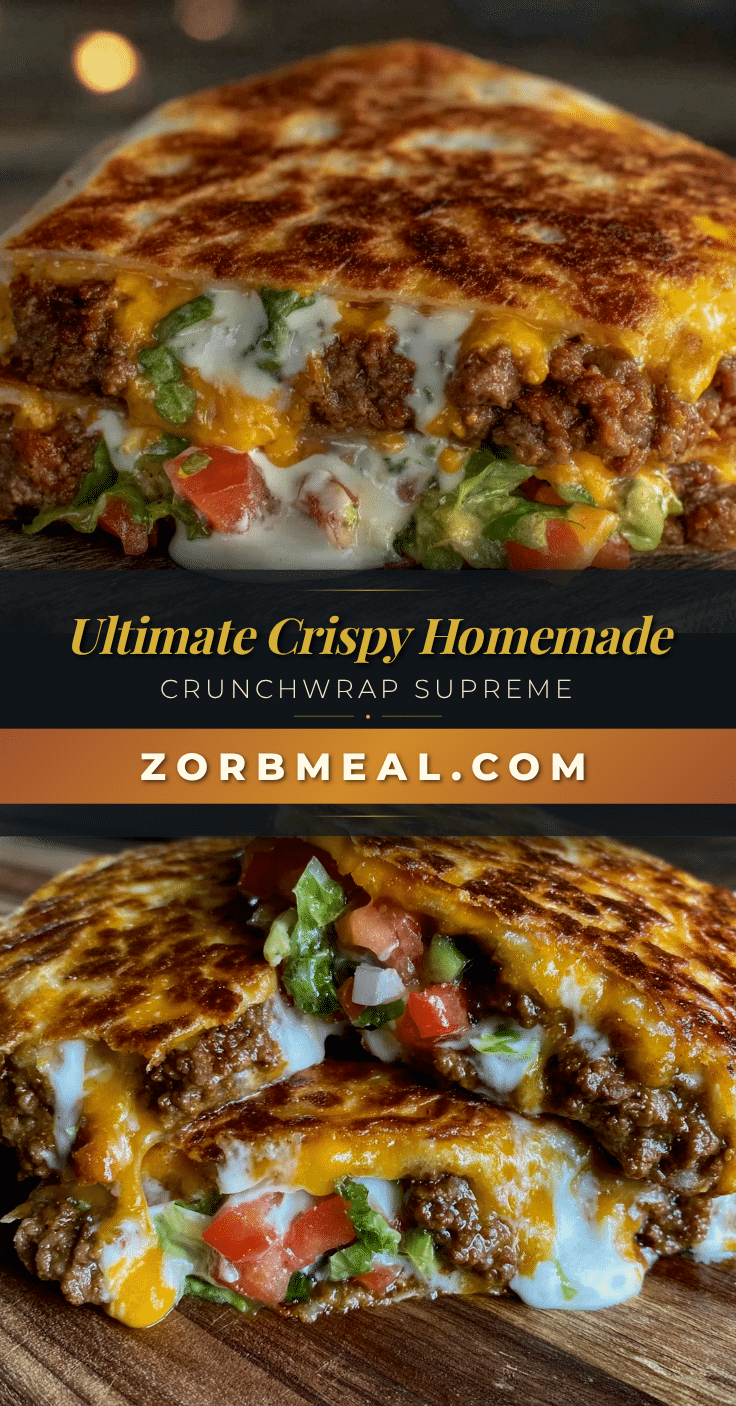 crispy homemade crunchwrap supreme recipe