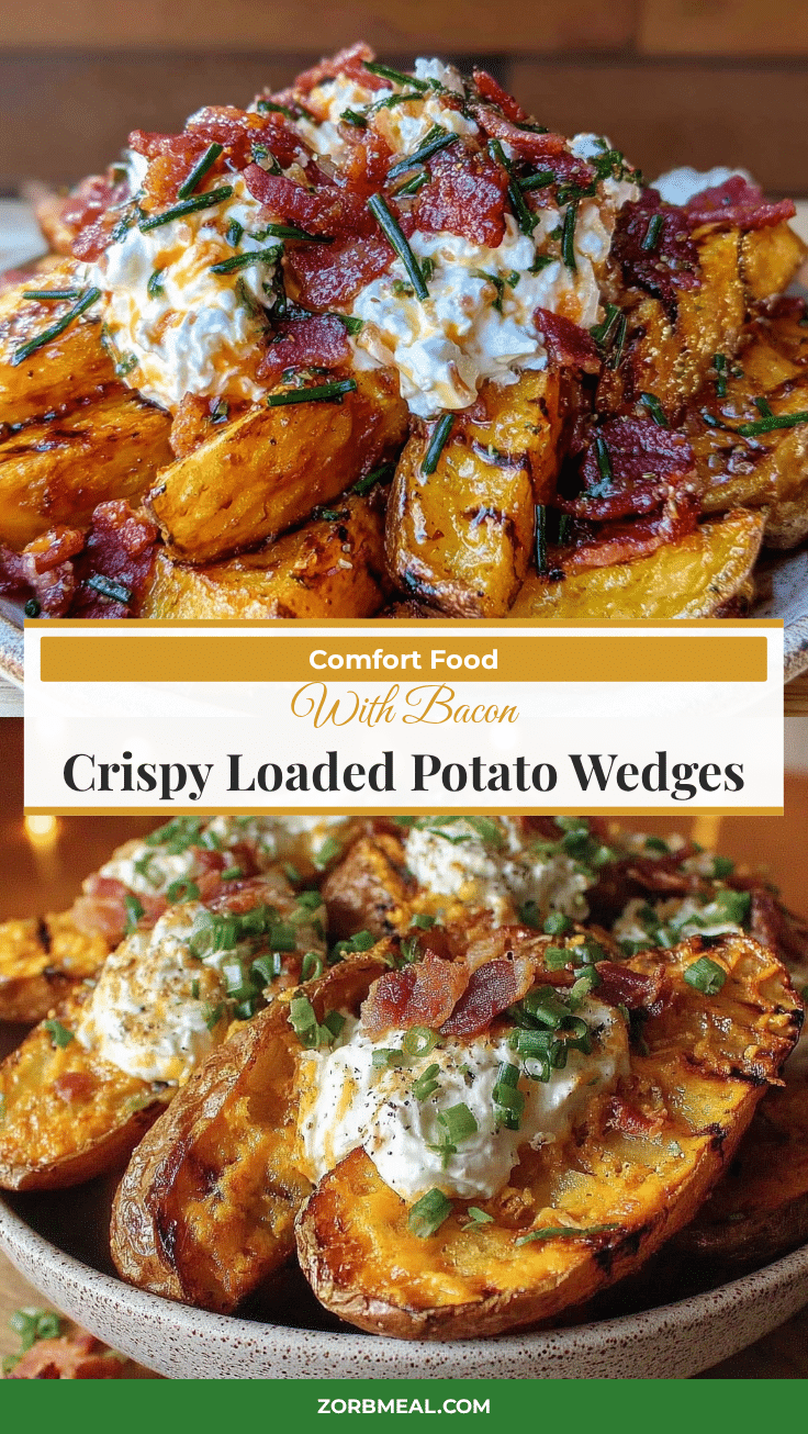 crispy loaded grilled potato wedges recipe