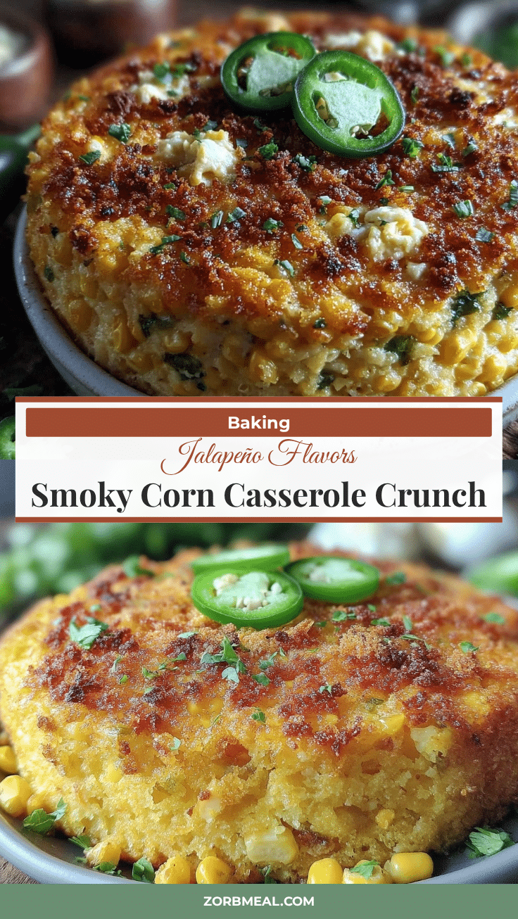 crispy smoked jalapeño corn casserole recipe