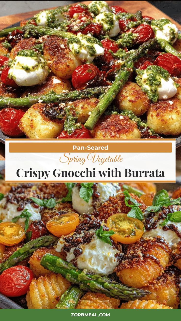crispy spring vegetable sheet pan gnocchi recipe