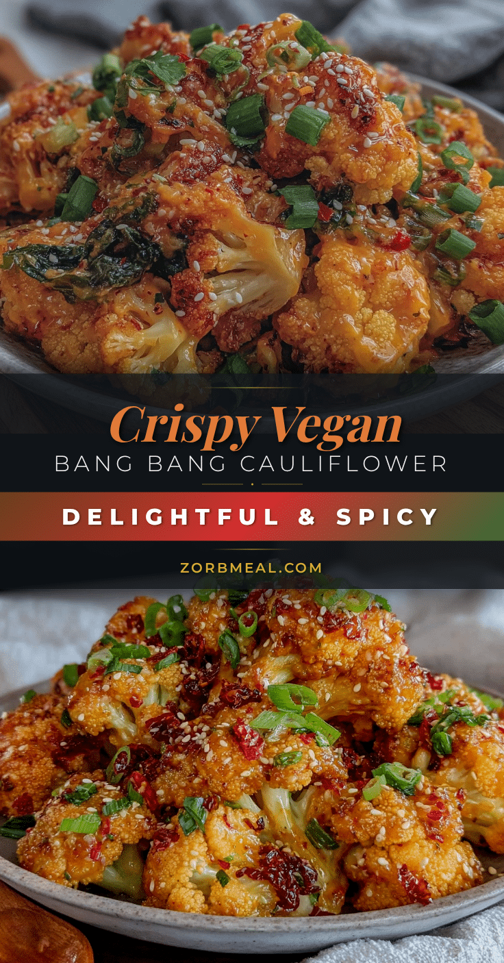 crispy vegan bang bang cauliflower recipe