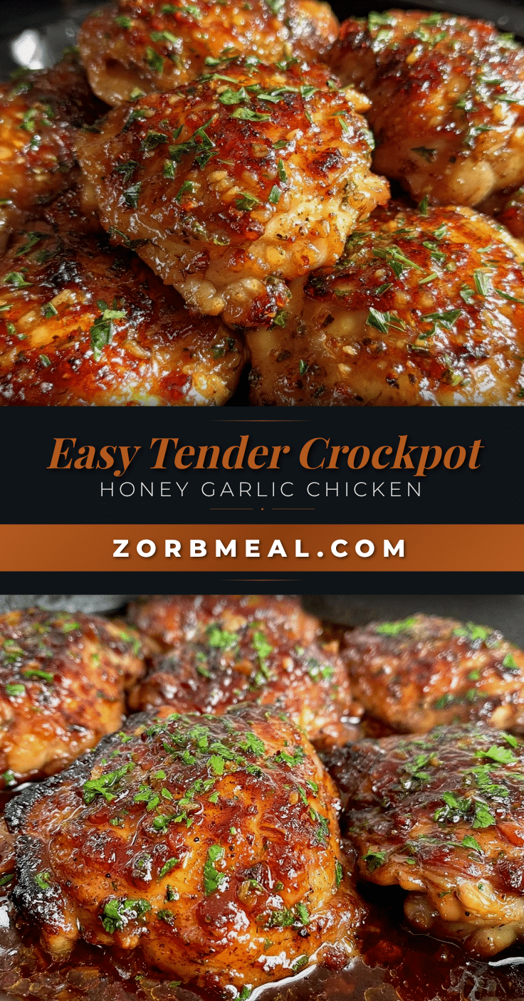 crockpot honey garlic chicken thighs recipe