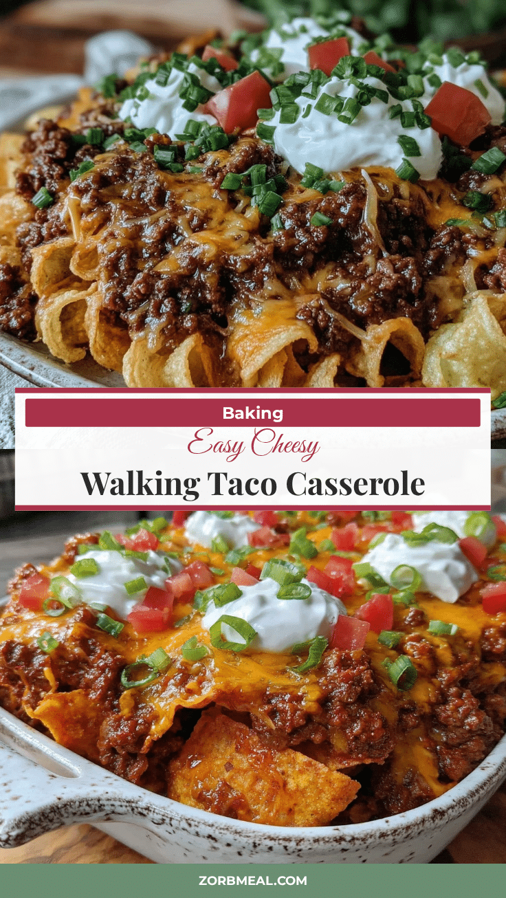 easy cheesy walking taco casserole recipe