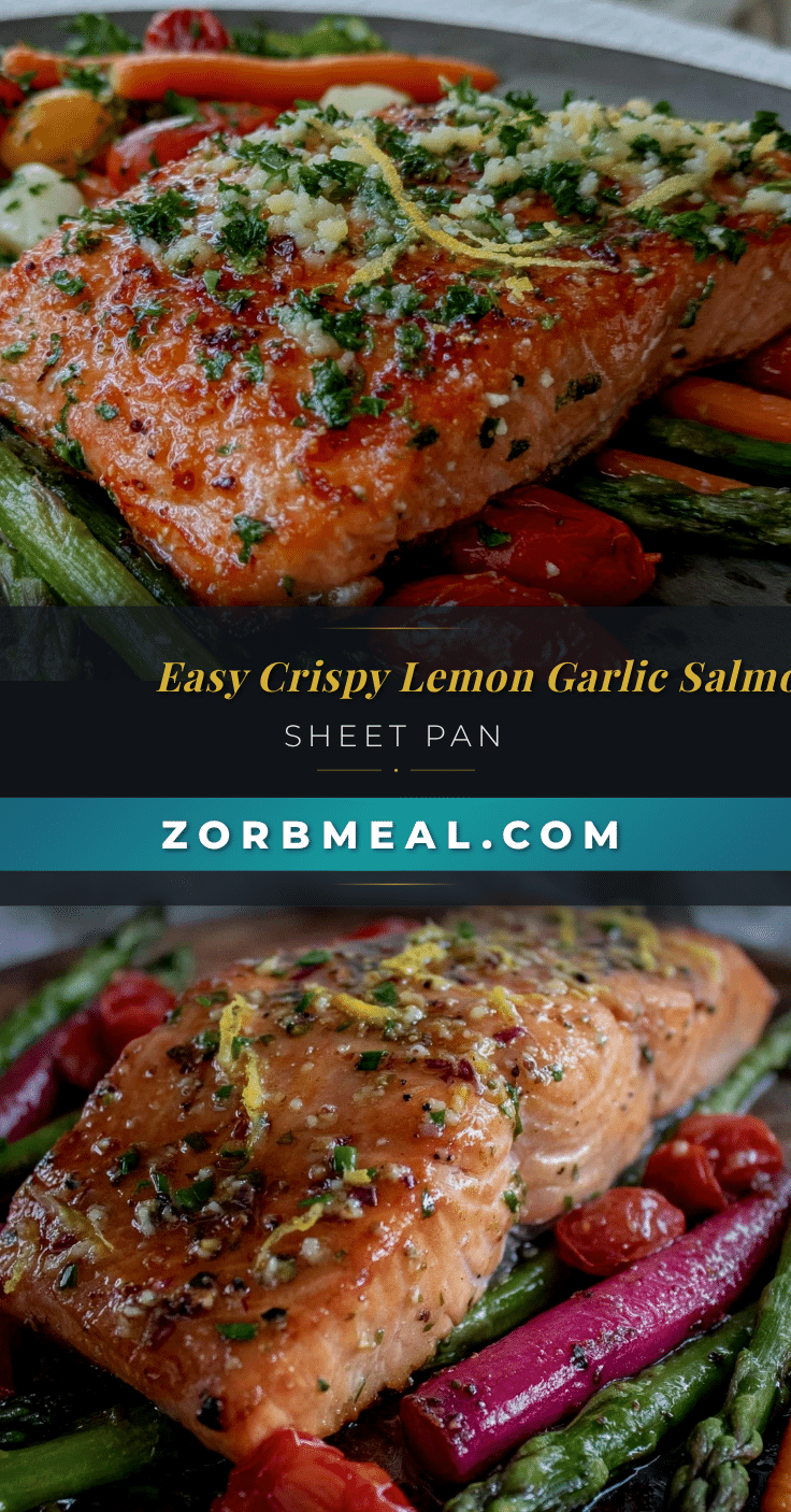 easy crispy lemon garlic salmon recipe